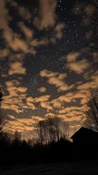 Clouds of cosmic gas illuminated by distant stars in a stunning photo