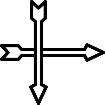 Arrows Sharp Edge Visual vector