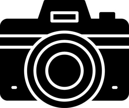 Camera Solid Fill Symbol vector