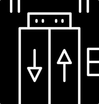 Elevator Futuristic UI Mark vector