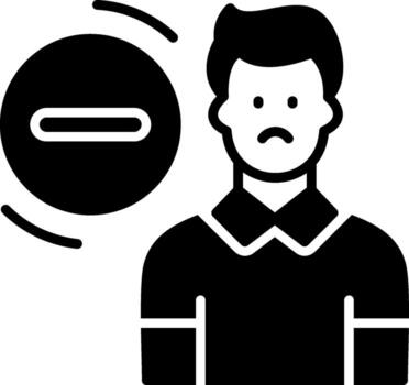 Delete User Minimal Art Object vector