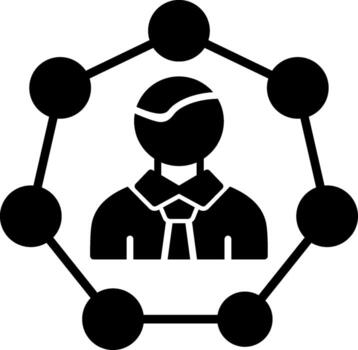 Stakeholders Digital Tech Element vector