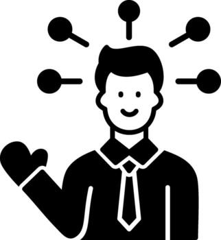 Manager Modern Tech Object vector