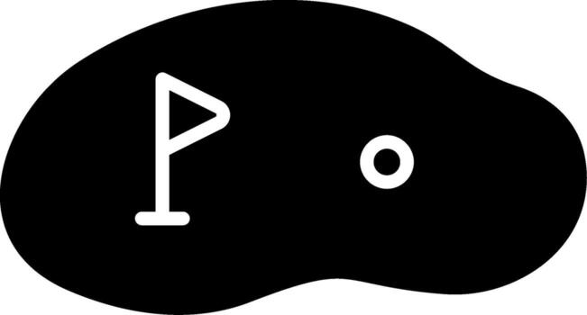 golf campo mínimo ui elemento vector