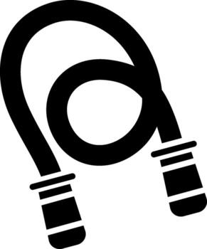 Skip Rope User-Friendly Drawing vector