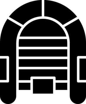 Inflatable Boat Custom Line Element vector