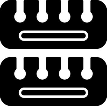 Toe Separator Clean Frame Object vector