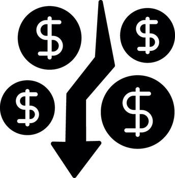 Decrease Gradient Style Element vector