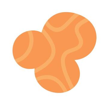 Orange frame empty speech bubble vector