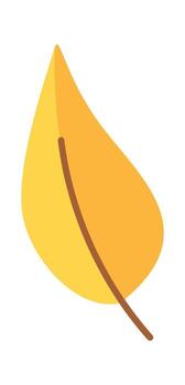 que cae hoja otoño diseño elemento vector