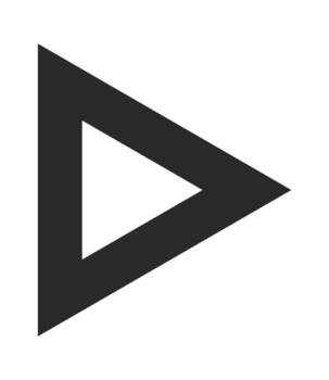 Arrowhead right pointer triangle cursor vector