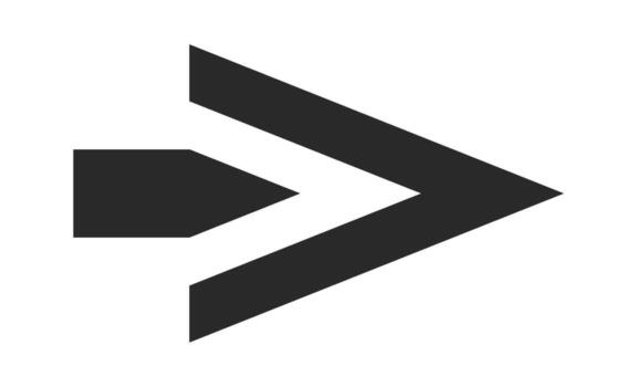 Arrow black pointer web design vector