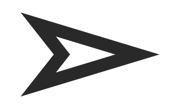 Geometric computer mouse click cursor vector