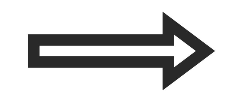 Geometric arrow icon graphical element vector