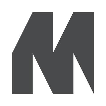 Abstract minimal geometric shape print vector