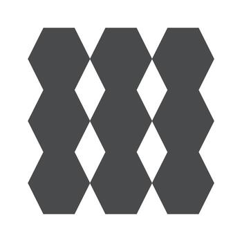 Geometric shapes pattern graphic element vector