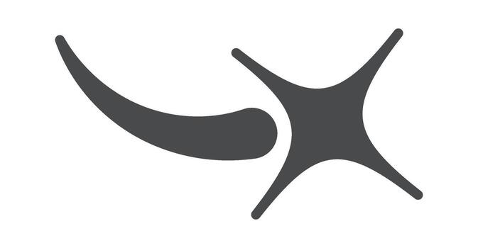 Falling star comet y2k element vector