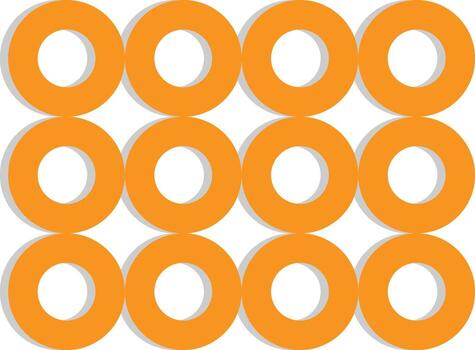 Abstract Geometric Element Isolated on White Background vector