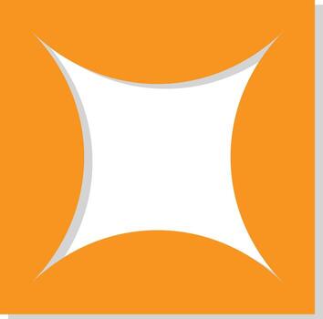 Abstract Geometric Shape in Flat Style. vector