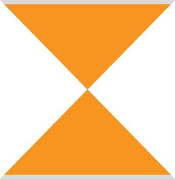 Abstract Geometric Element Isolated on White Background. vector