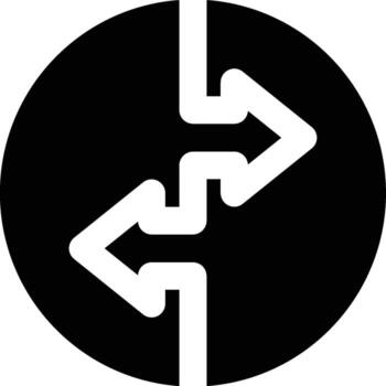 Integration, Integrate, Web Services Glyph Solid Icon vector