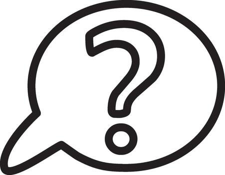 Help, Question, FAQ Outline Icon vector