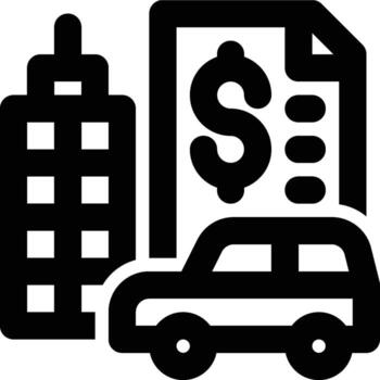 fijo activos, activo gestión, negocio bienes contorno icono vector