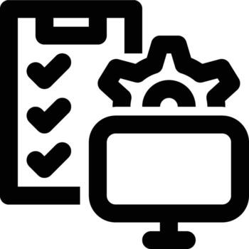 Task Management, Project Management, Productivity Outline Icon vector