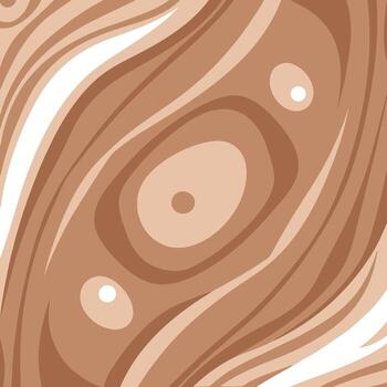 Abstract wood grain pattern with swirling lines and rings vector