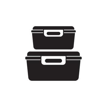 Stackable Food Containers for Meal Prep and Storage vector