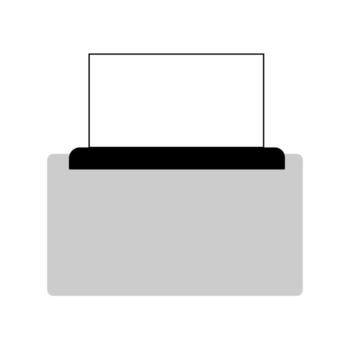 Minimal Table Board with Grey Base vector