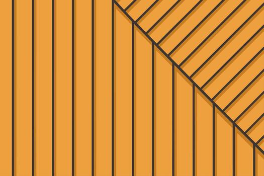 diagonal de madera tablones modelo en calentar naranja tono formando limpiar geométrico superficie diseño con mínimo moderno textura para creativo natural concepto estilo. vector