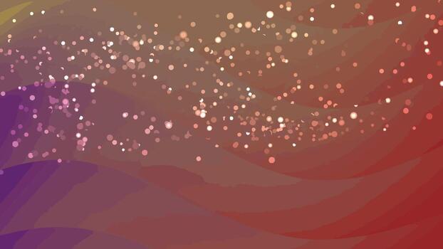 Abstract flowing background with sparkling particles and elegant waving shapes animation, Abstracts Twirls Particles, royalty stock. vector