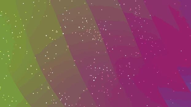 resumen antecedentes animación con Moviente partículas terminado degradado rayas en vibrante colores, resúmenes giros partículas, valores realeza. vector