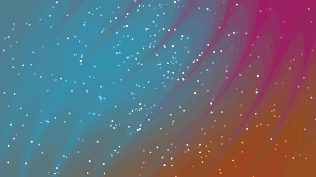 resumen azul y rosado degradado antecedentes con reluciente partículas fluido dinamicamente, resúmenes giros partículas, realeza gratis existencias. vector