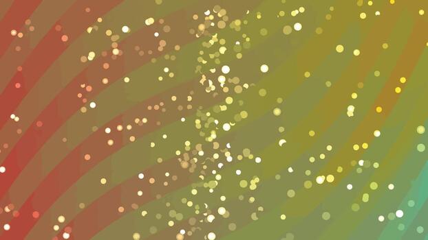 animado resumen antecedentes con vistoso ondulado rayas y espumoso bokeh luces partículas, resúmenes giros partículas, realeza gratis existencias. vector