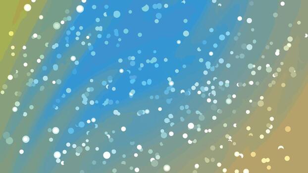 resumen antecedentes animación con flotante bokeh partículas y un vibrante color degradado diseño, resúmenes giros partículas, valores realeza gratis imagen. vector