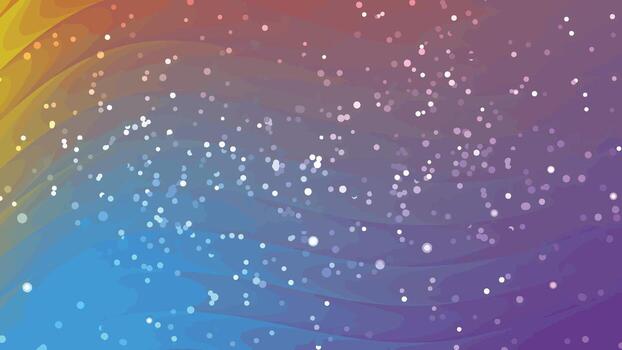 Abstract flowing waves background with bokeh particles, modern artistic design animation, Abstracts Twirls Particles, Stock royalty image. vector