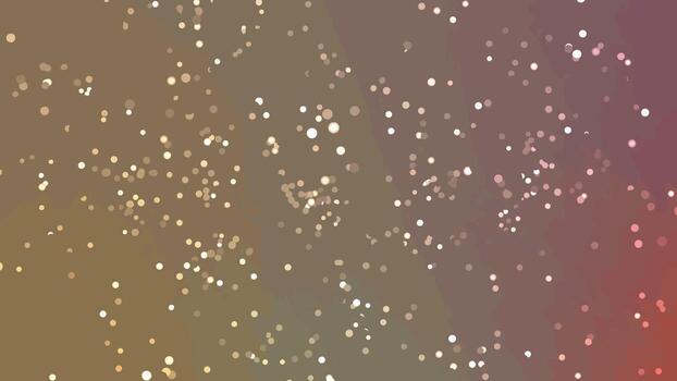 resumen animado antecedentes con espumoso bokeh luces flotante en un vistoso espacio, resúmenes giros partículas, valores realeza imagen. vector