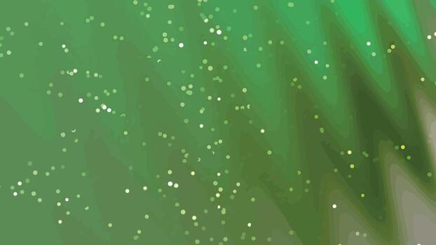 espumoso verde resumen antecedentes con bokeh efecto y palma hoja silueta movimiento, resúmenes giros partículas, valores realeza. vector