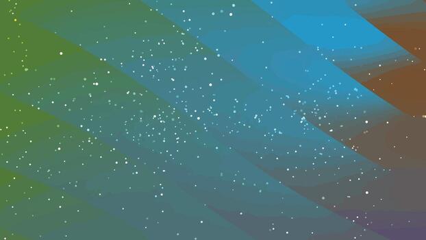 Abstract background animation with colorful gradient stripes and floating white particles design, Abstracts Twirls Particles, royalty stock. vector