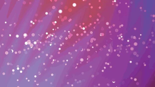 Abstract background of sparkling bokeh particles with a vibrant purple and red gradient, Abstracts Twirls Particles, Stock royalty free. vector