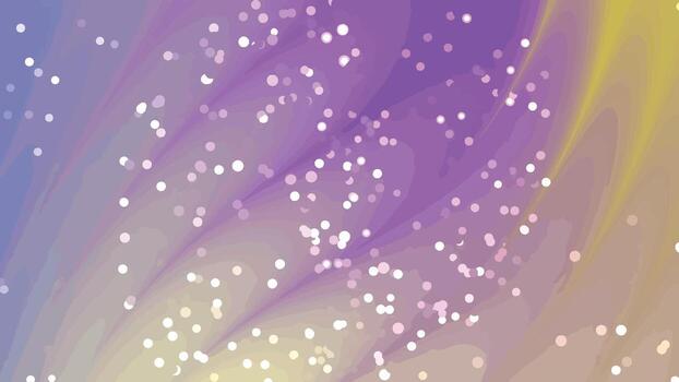 Abstract animated background with sparkling particles and flowing vibrant colors in motion, Abstracts Twirls Particles, royalty free stock. vector