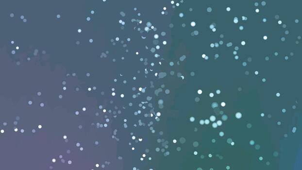 Abstract bokeh particles floating in a fluid gradient background with a dreamy atmosphere, Abstracts Twirls Particles, Stock royalty image. vector