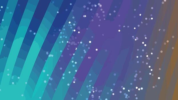 resumen vistoso antecedentes con diagonal rayas y bokeh partículas en un lazo movimiento, resúmenes giros partículas, realeza existencias. vector