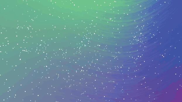 Abstract animated background of flowing lines and sparkling particles with a colorful gradient, Abstracts Twirls Particles, Stock royalty image. vector