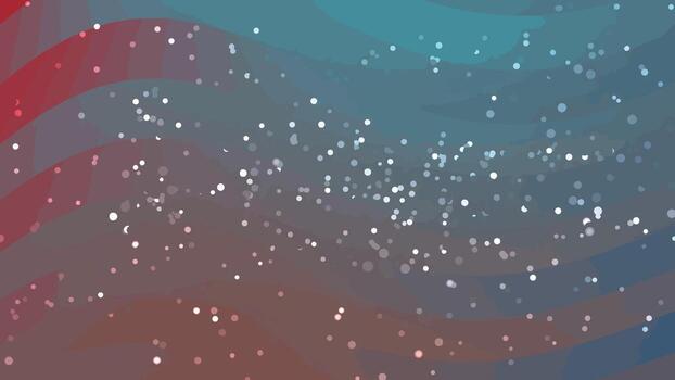 animado resumen antecedentes con fluido olas y espumoso partículas en un degradado color esquema, resúmenes giros partículas, valores realeza. vector