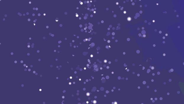 resumen púrpura bokeh luces flotante en un oscuro antecedentes con un fascinante efecto, resúmenes giros partículas, realeza existencias. vector