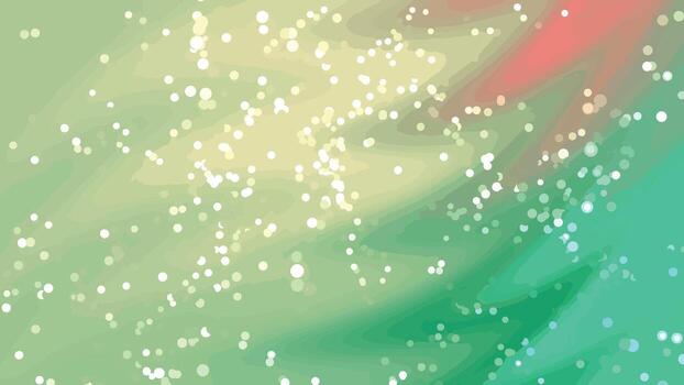 Abstract green and yellow background with sparkling particles, a festive motion graphic, Abstracts Twirls Particles, royalty stock. vector