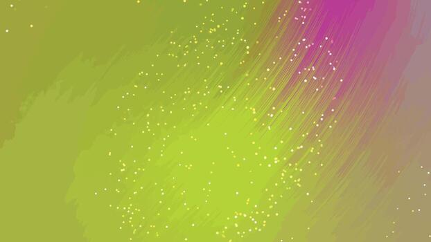 Abstract green and purple background with flowing lines and scattered particles animation, Abstracts Twirls Particles, Stock royalty image. vector